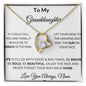 To My Granddaughter-Forever Love Necklace