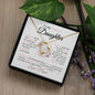 To My Precious Daughter-Someday When The Pages Of My Life End- Love Mom- Forever Love Necklace