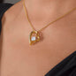 To My Beautiful Daughter - Always Keep Me in Your Heart - Love Mom - Forever Love Necklace