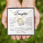 To My Precious Daughter-Someday When The Pages Of My Life End- Love Mom- Forever Love Necklace