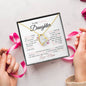 To My Precious Daughter-Someday When The Pages Of My Life End- Love Mom- Forever Love Necklace