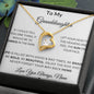To My Granddaughter-Forever Love Necklace