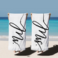 Mr. and Mrs. Beach Towels - Wedding Gift