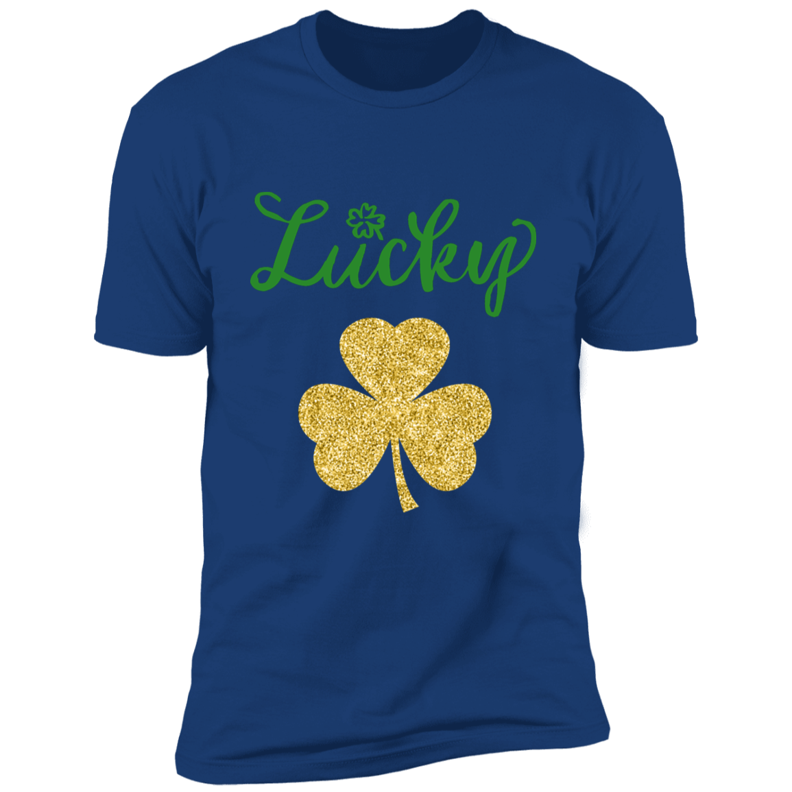 Glitter St. Patrick's Day Premium Short Sleeve T-Shirt