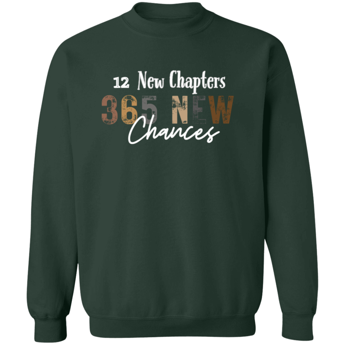 2025 New Chapters 365 New Chances Sweatshirt, 2025 Happy New Year Sweatshirt, New Year Gift, 2025 New Year Party Sweatshirt