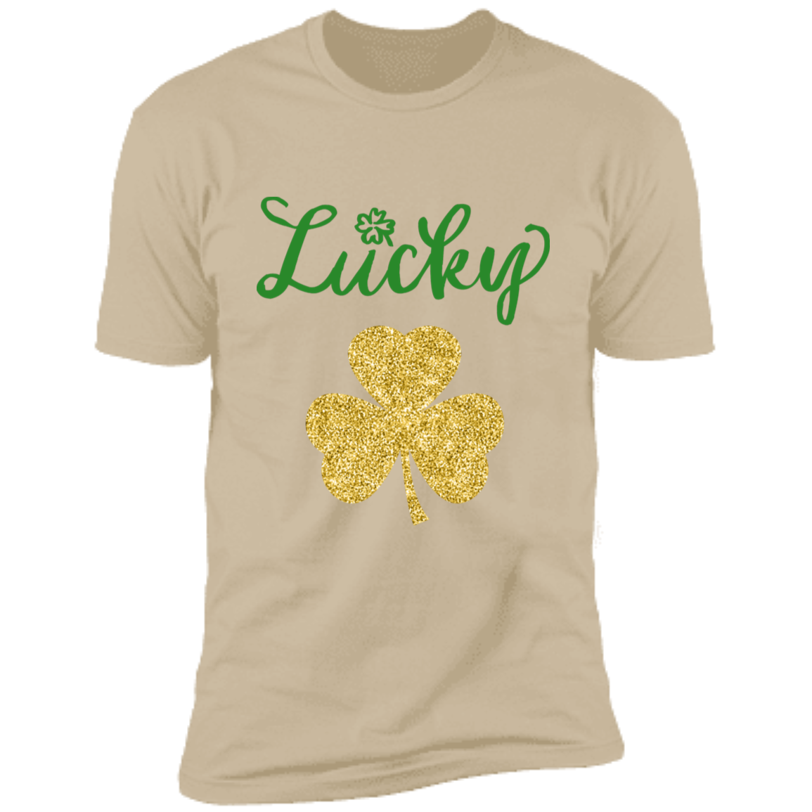 Glitter St. Patrick's Day Premium Short Sleeve T-Shirt