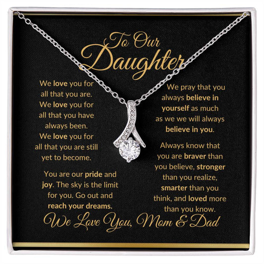 To Our Daughter - Alluring Beauty Necklace