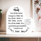 I Love You Mom Acrylic Keepsake - Perfect Mother's Day, Birthday Gift from Son or Daughter - Cute Decorations and Sentimental Reminder of Your Love