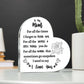 I Love You Mom Acrylic Keepsake - Perfect Mother's Day, Birthday Gift from Son or Daughter - Cute Decorations and Sentimental Reminder of Your Love