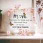 Mom Flower Acrylic Puzzle Plaque