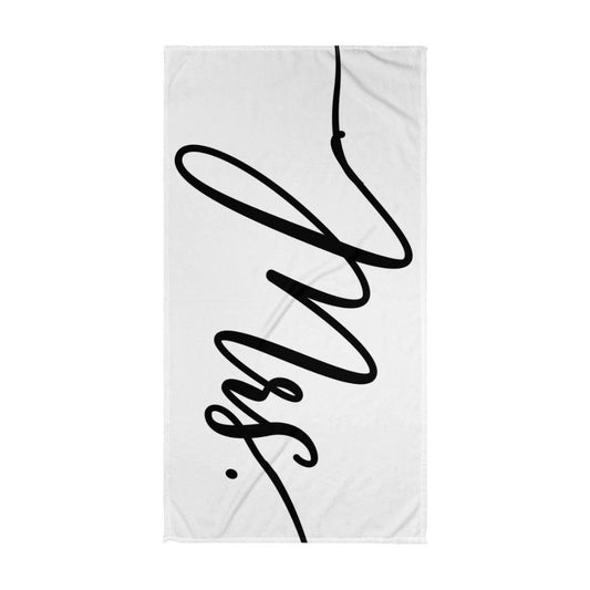 Mr. and Mrs. Beach Towels - Best Wedding Gift
