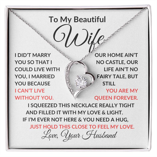 To My Wife - Forever Love Necklace