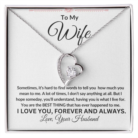 To My Wife - Forever Love Necklace