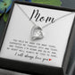 MOM GIFT - YOU HELD MY HAND-Forever Love Necklace