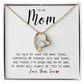 MOM GIFT  FROM SON - YOU HELD MY HAND -  Forever Love Necklace