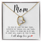 MOM GIFT - YOU HELD MY HAND-Forever Love Necklace