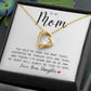 MOM GIFT  FROM DAUGHTER - YOU HELD MY HAND -  Forever Love Necklace